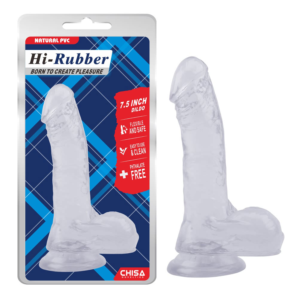 7,5 inch Dildo-Clear