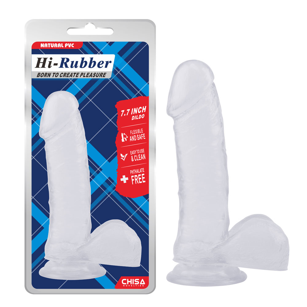 7,7 inch Dildo-Clear