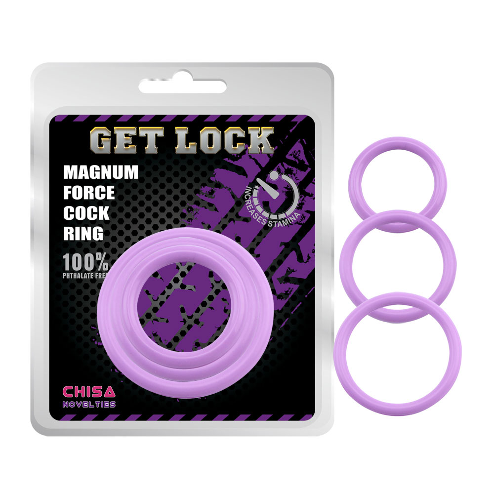 Magnum Force Cock Ring-Purple